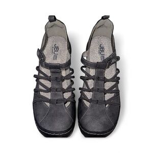 JBU Charcoal Strappy Casual Shoes size 9